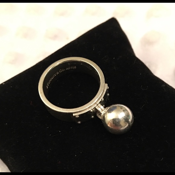 Tiffany Co Hardwear Ball Dangle Ring 